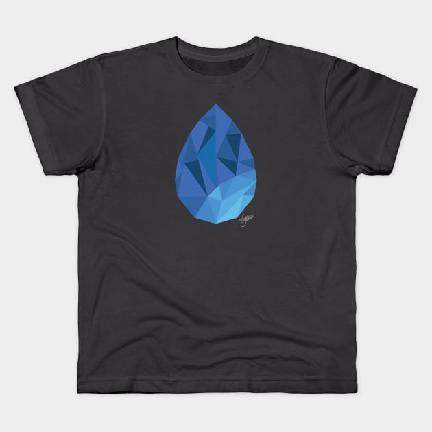 Lapis Lazuli Kids T-Shirt by Hillier